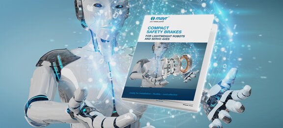 Compact safety brakes for lightweight robots and servo axes